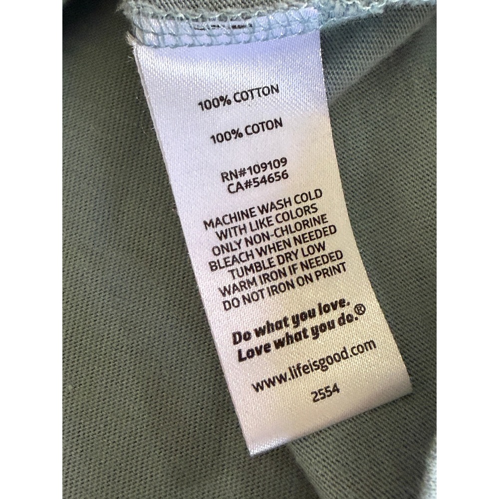 Life is Good Women's Long-Sleeved Crusher Tee Size XL Mason Jar Bird V-Neck - Picture 7 of 7